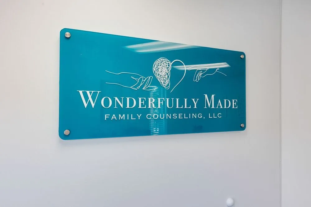 Wonderfully Made Office Sign
